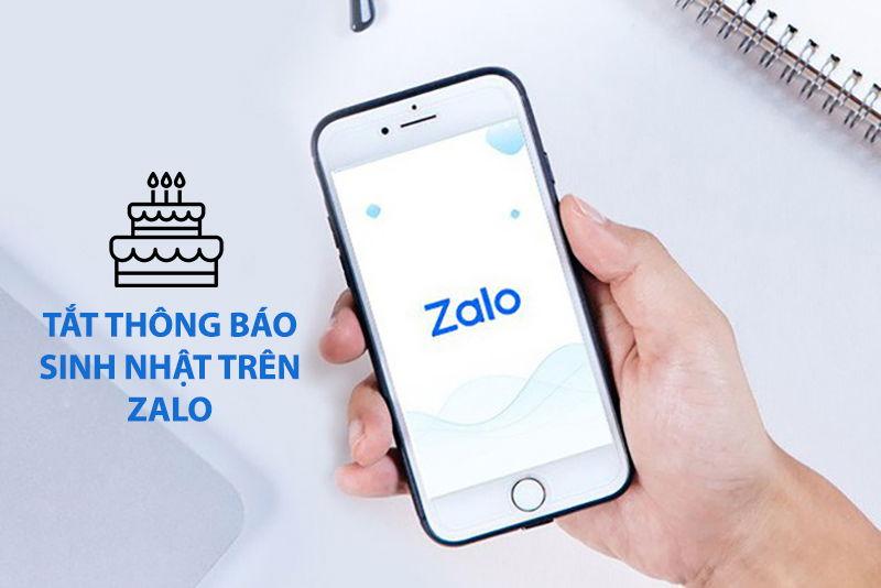 Hướng dẫn cách tắt thông báo sinh nhật trên Zalo bản thân, bạn bè đơn giản