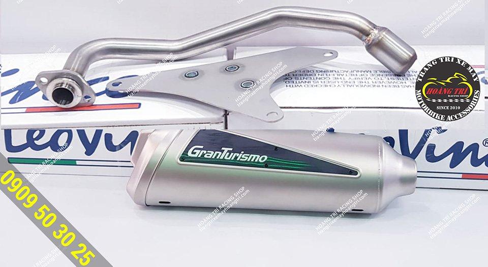 Trọn bộ pô GranTurismo chính hãng Leovince gắn xe Sh Việt 2012-2017 (cổ pô SH 2012 - 2017)
