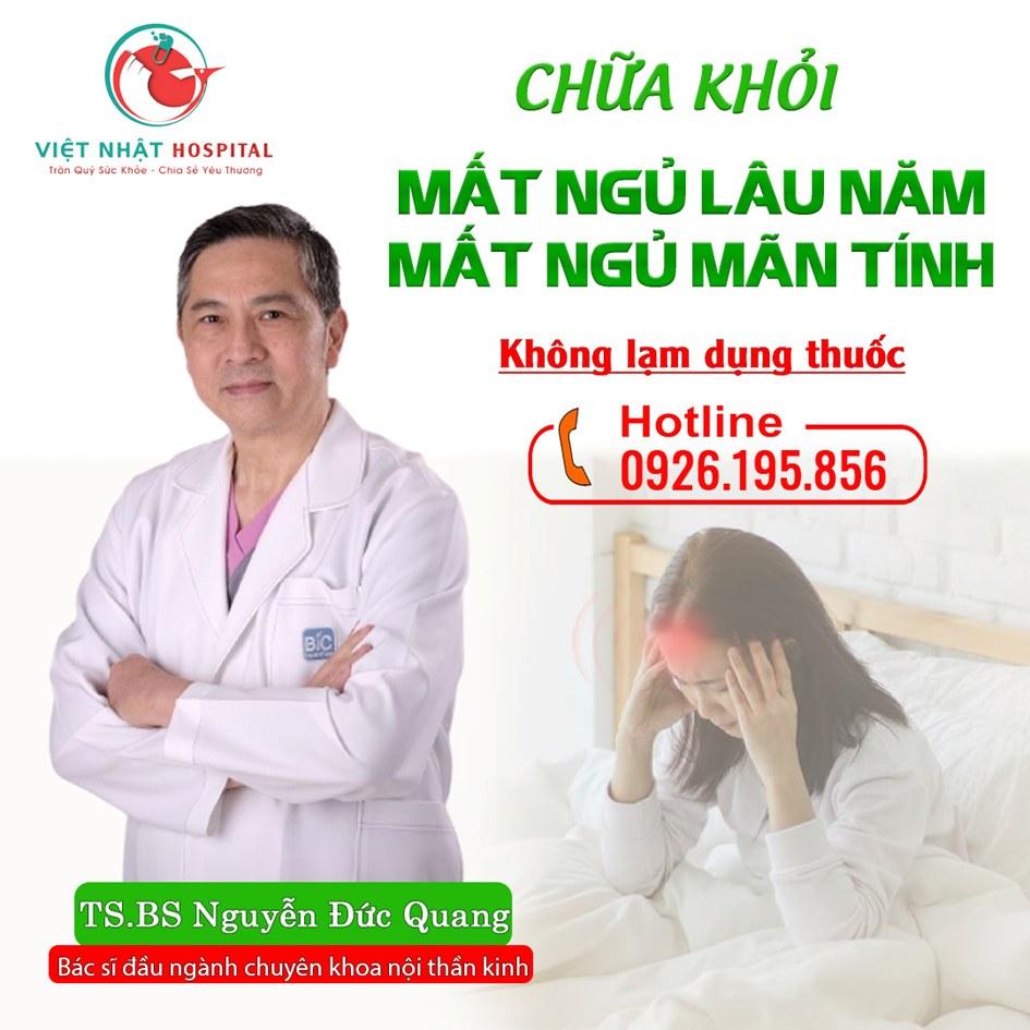 Gặp gỡ TS. BS Nguyễn Đức Quang: Chuyên gia hàng đầu trong việc Chữa mất ngủ lâu năm