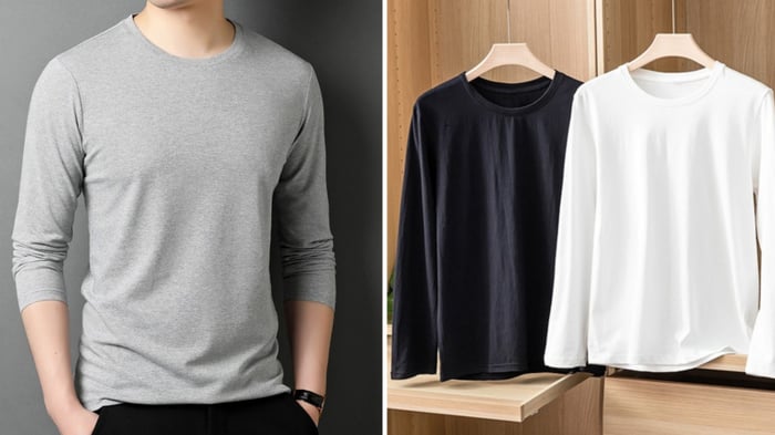 Danh sách 10 kiểu áo thun nam tay dài đẹp đang được ưa chuộng hiện nay