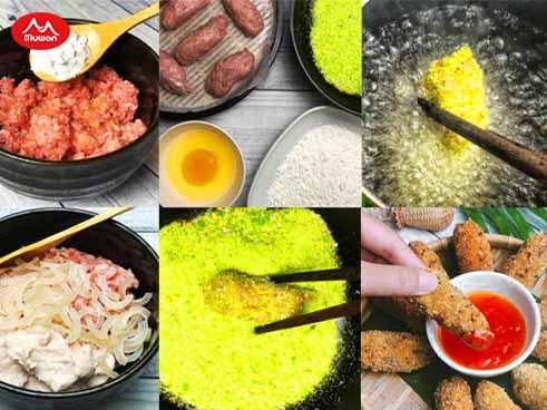 Cách làm nem chua rán bằng giò sống chuẩn vị cực đơn giản 