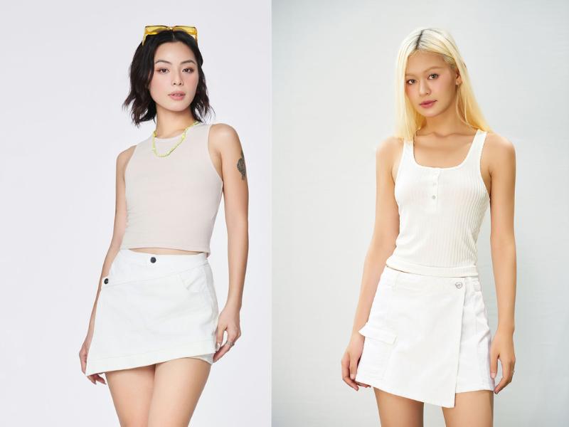 11 cách phối đồ với áo ba lỗ cho nàng đẹp và phong cách nhất