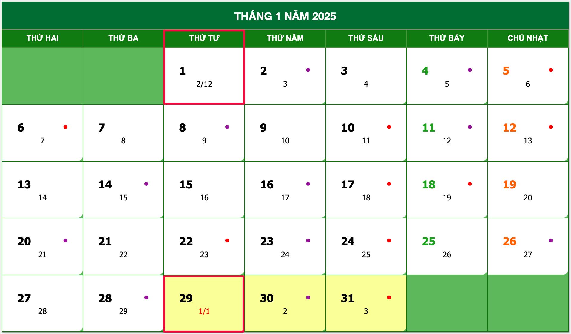 Còn mấy ngày nữa đến Tết 2025 tính từ hôm nay?