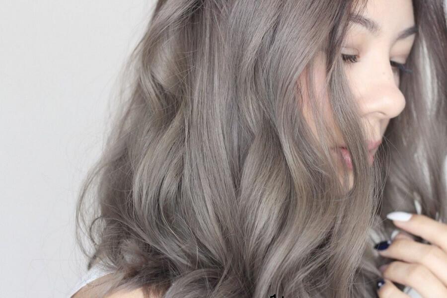 Nhuộm xám khói thường phai ra màu vàng hoặc màu vàng nâu