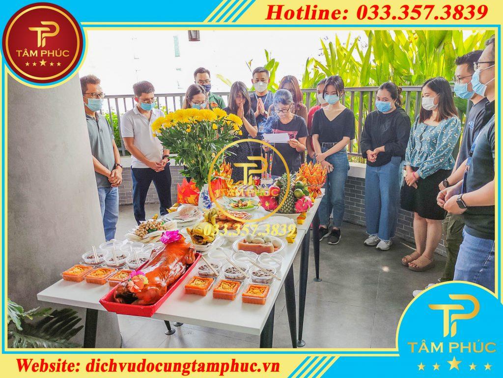 Mâm cúng tất niên cuối năm