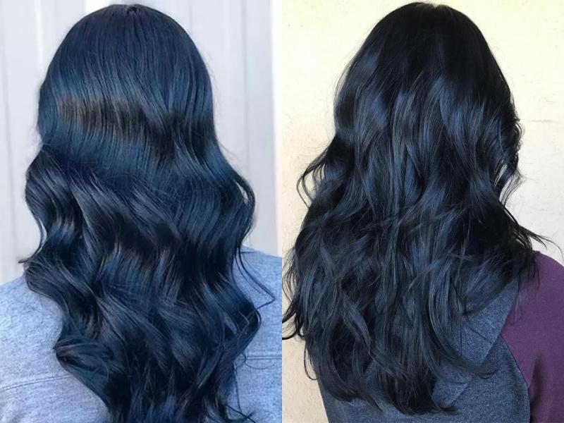 15+ màu nhuộm tóc xanh đen trendy cực tôn da