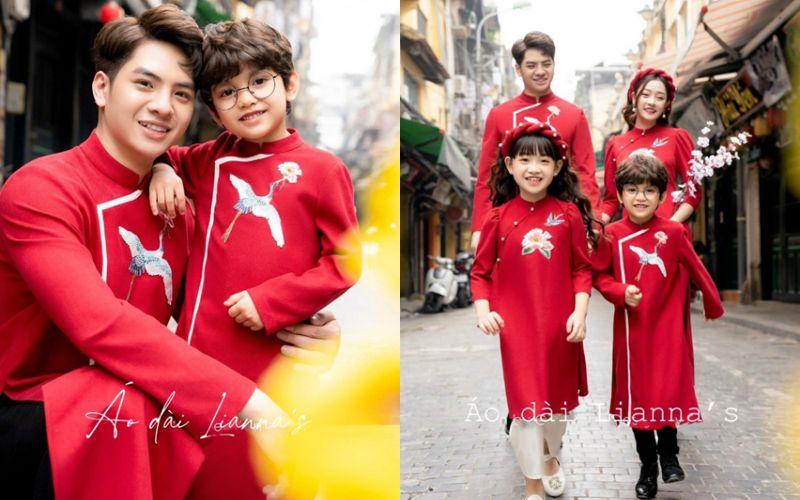 Tổng hợp các mẫu áo dài tết cho trẻ em hot nhất hiện nay