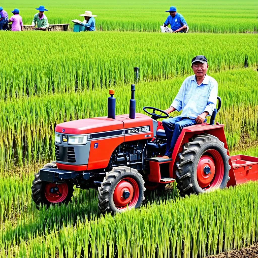 Xe Máy Cày Iseki Cũ