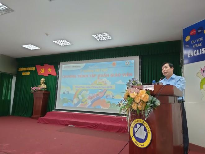 Thầy Nguyễn Minh Tâm - Phó Giám đốc Sở GD-DDTtỉnh Đồng Tháp chỉ đạo triển khai chương trình