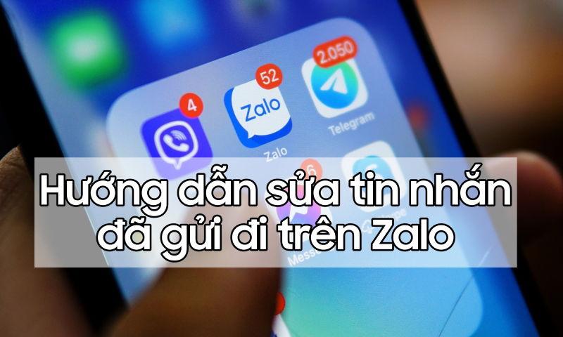 Hướng dẫn cách chỉnh sửa tin nhắn Zalo đơn giản, chi Tiết