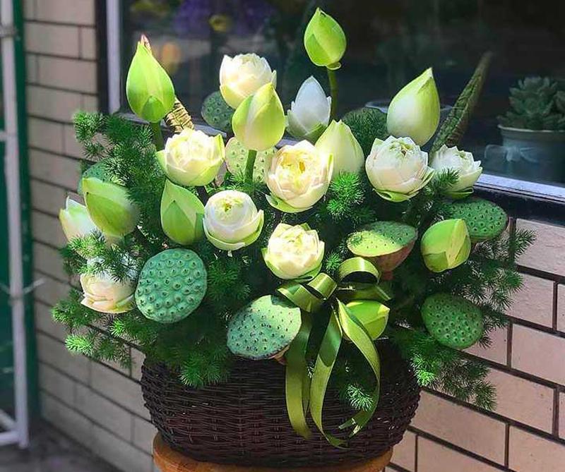 Cách cắm hoa cúng bàn thờ – Dạy cắm hoa cúng