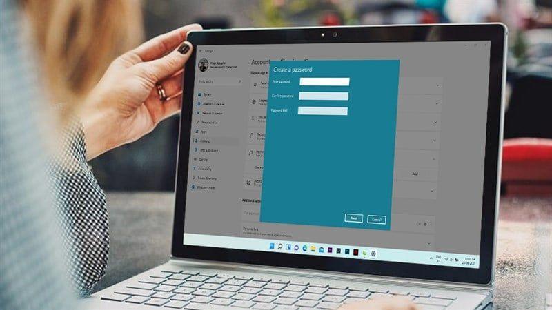 cách cài đặt mật khẩu máy tính