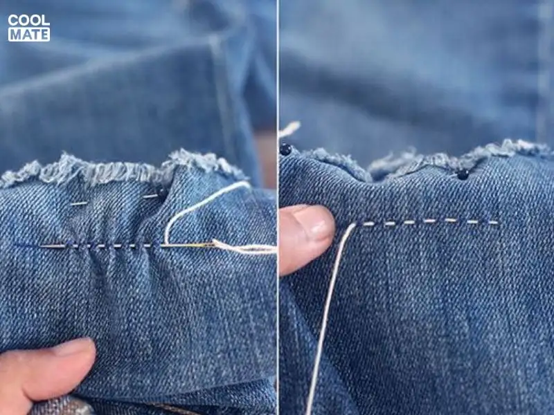 Cách vá quần rách bằng tay
