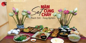 Mâm cúng chay giỗ cha mẹ