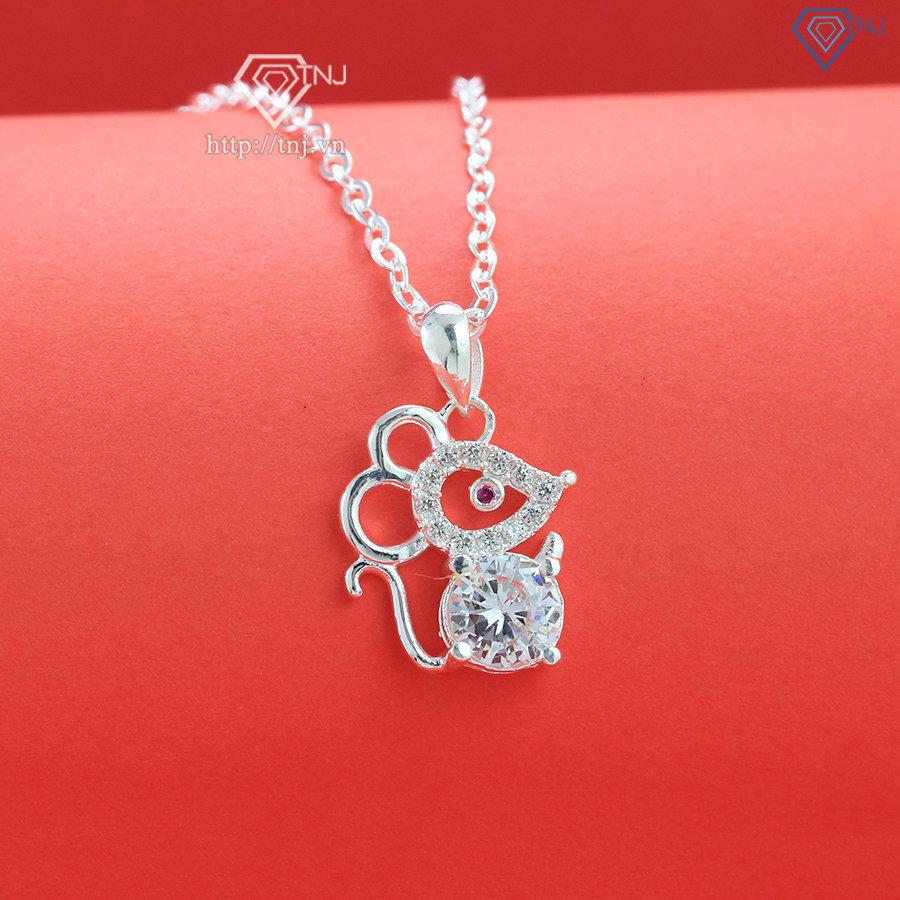 Dây chuyền bạc cho bé hình con chuột dễ thương DCT0097