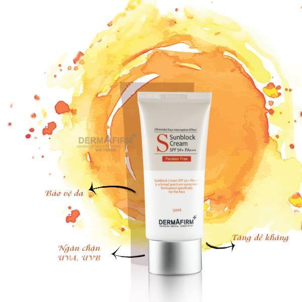Kem chống nắng Dermafirm SunBlock Cream SPF 50 PA
