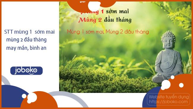 STT mùng 1 sớm mai, mùng 2 đầu tháng may mắn, bình an