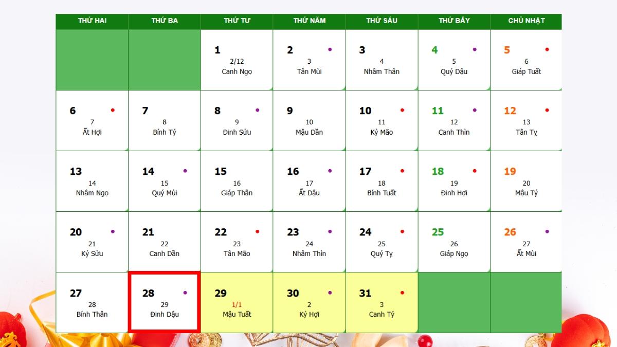 Giao thừa 2025 là ngày mấy Dương lịch? Đếm ngược giao thừa