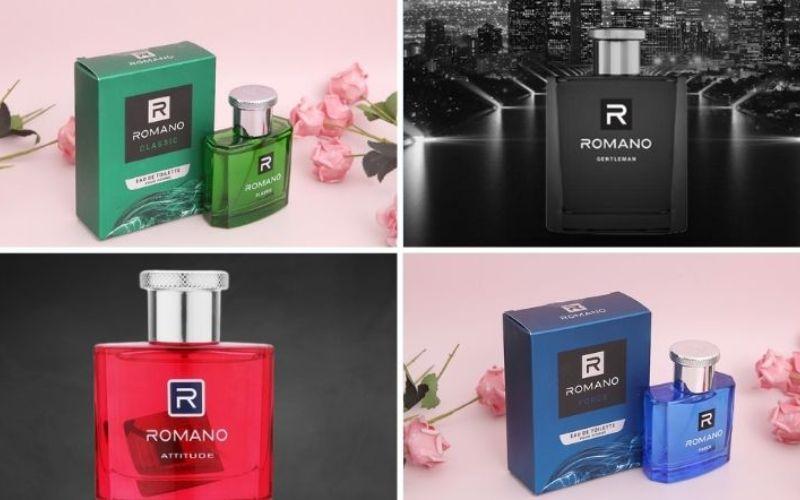Review 4 loại nước hoa Romano mùi nào thơm nhất?