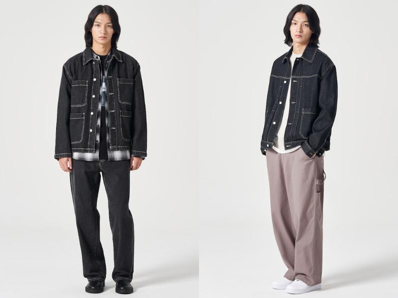 15+ mẹo phối đồ với áo khoác jean nam chất lừ, chuẩn trendy