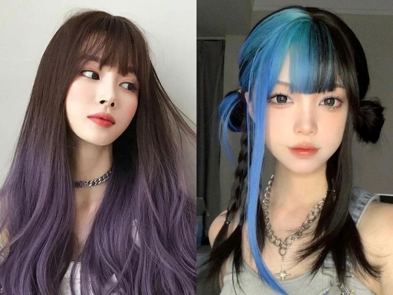 Gợi ý 15+ kiểu nhuộm tóc 2 màu nịnh da hack mặt siêu đỉnh