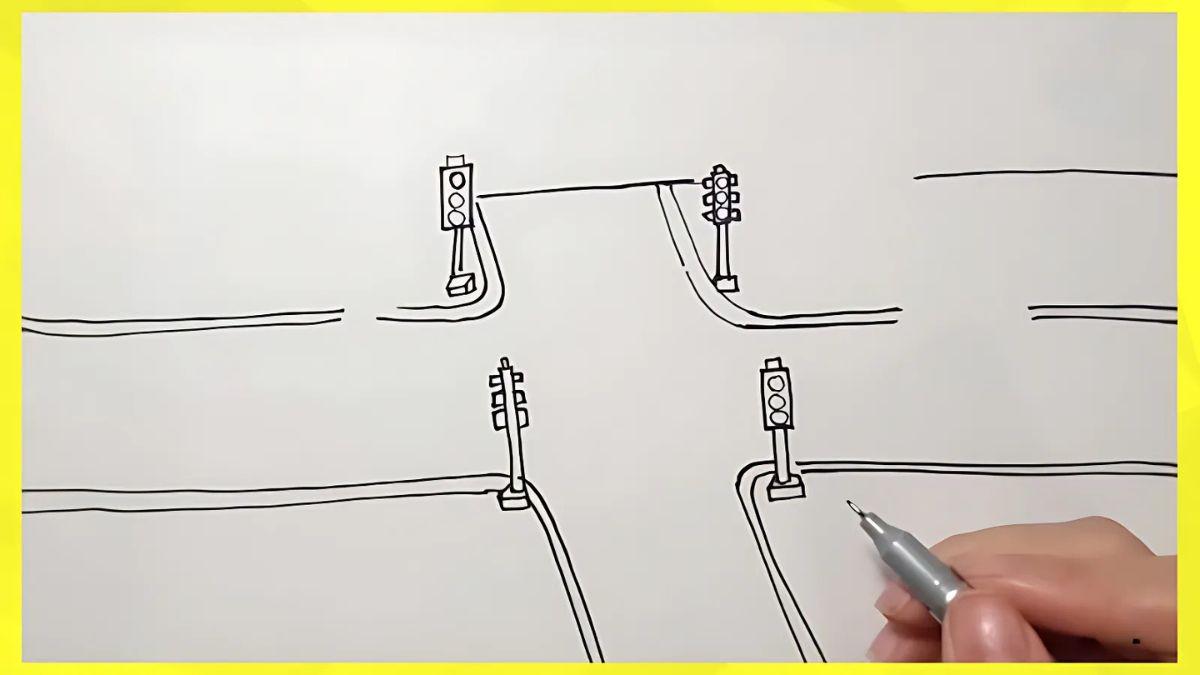 Top 40+ bức vẽ tranh chủ đề an toàn giao thông đẹp nhất