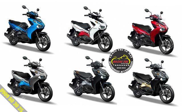 Các màu sắc của dàn áo Airblade 2020 quý khách hàng có thể lựa chọn