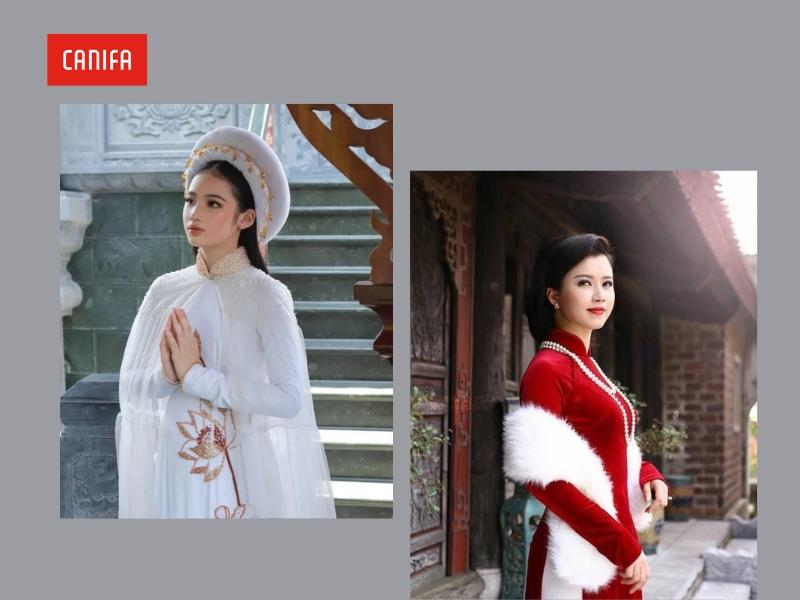 Cách Phối Áo Khoác Với Áo Dài Truyền Thống Đẹp, Tôn Dáng