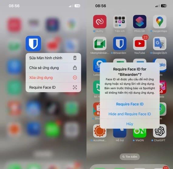 Hướng dẫn cách ẩn và khóa ứng dụng bằng Face ID trên iOS 18