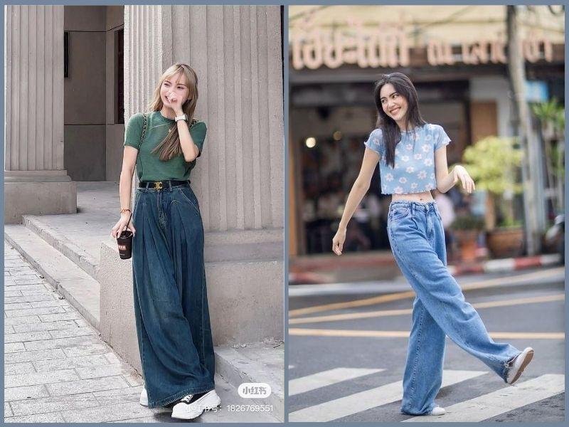 10+ cách phối quần jean với áo thun nữ cá tính, năng động