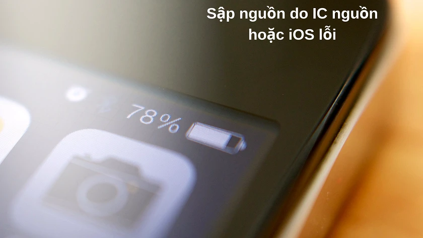 nguyên nhân iphone 7, 7 plus bị sập nguồn, bật không lên