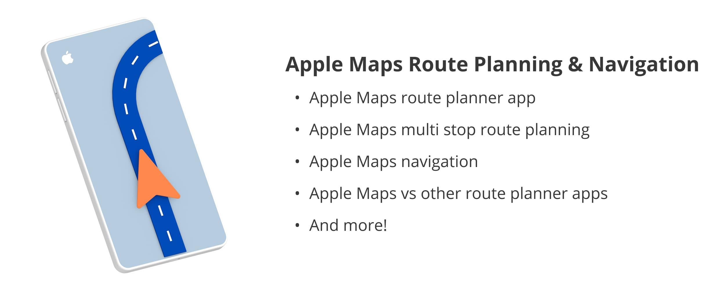 Điều hướng trên tuyến đường với Apple Maps – Ứng dụng lập kế hoạch tuyến đường trên hệ điều hành iOS