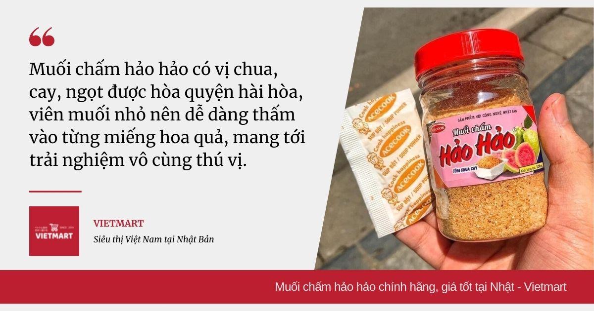 Muối chấm hảo hảo chính hãng, giá tốt tại Nhật - Vietmart