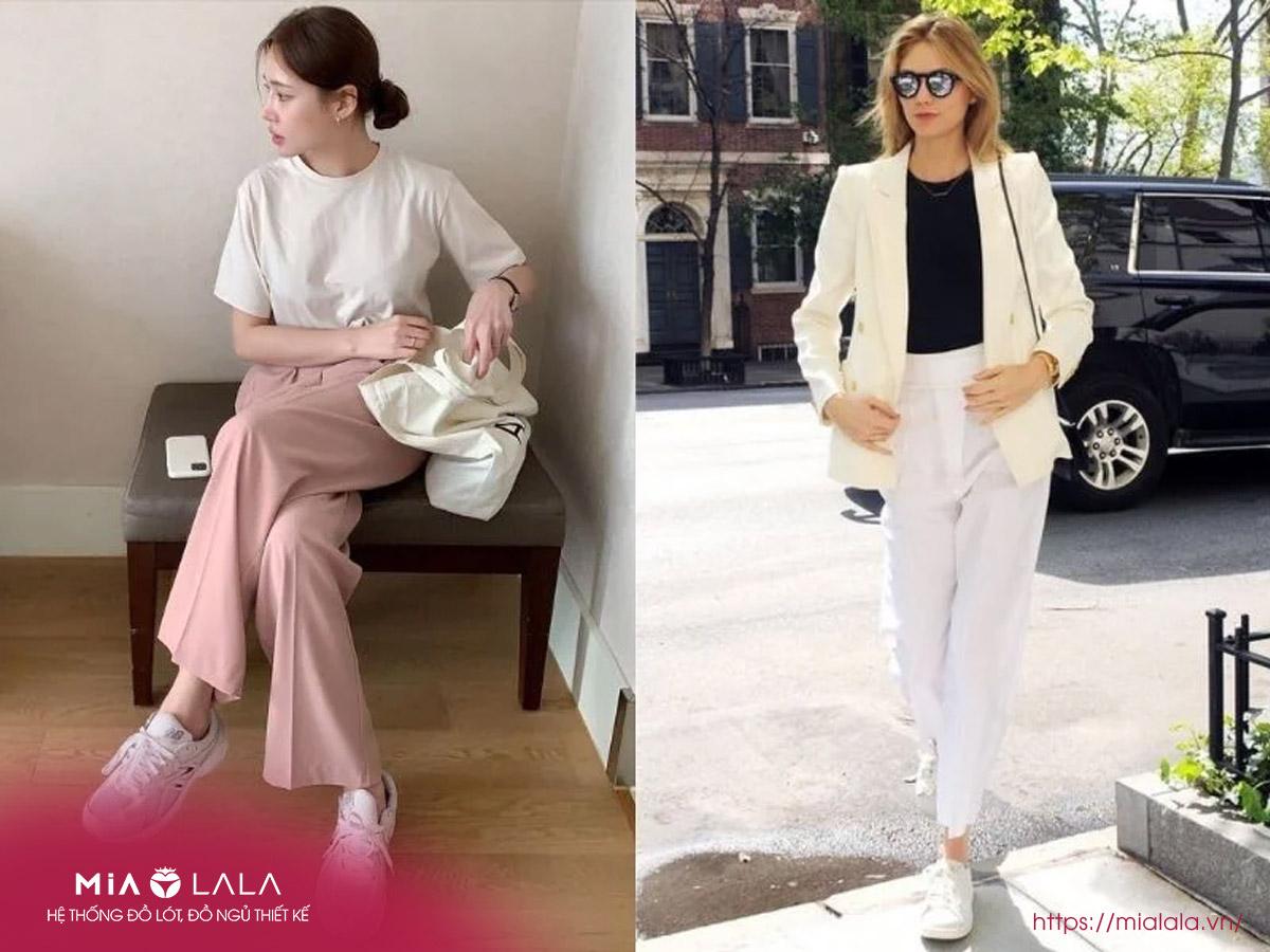 Phối đồ với quần tây ống rộng: Tips mix đồ thời thượng cho phái đẹp