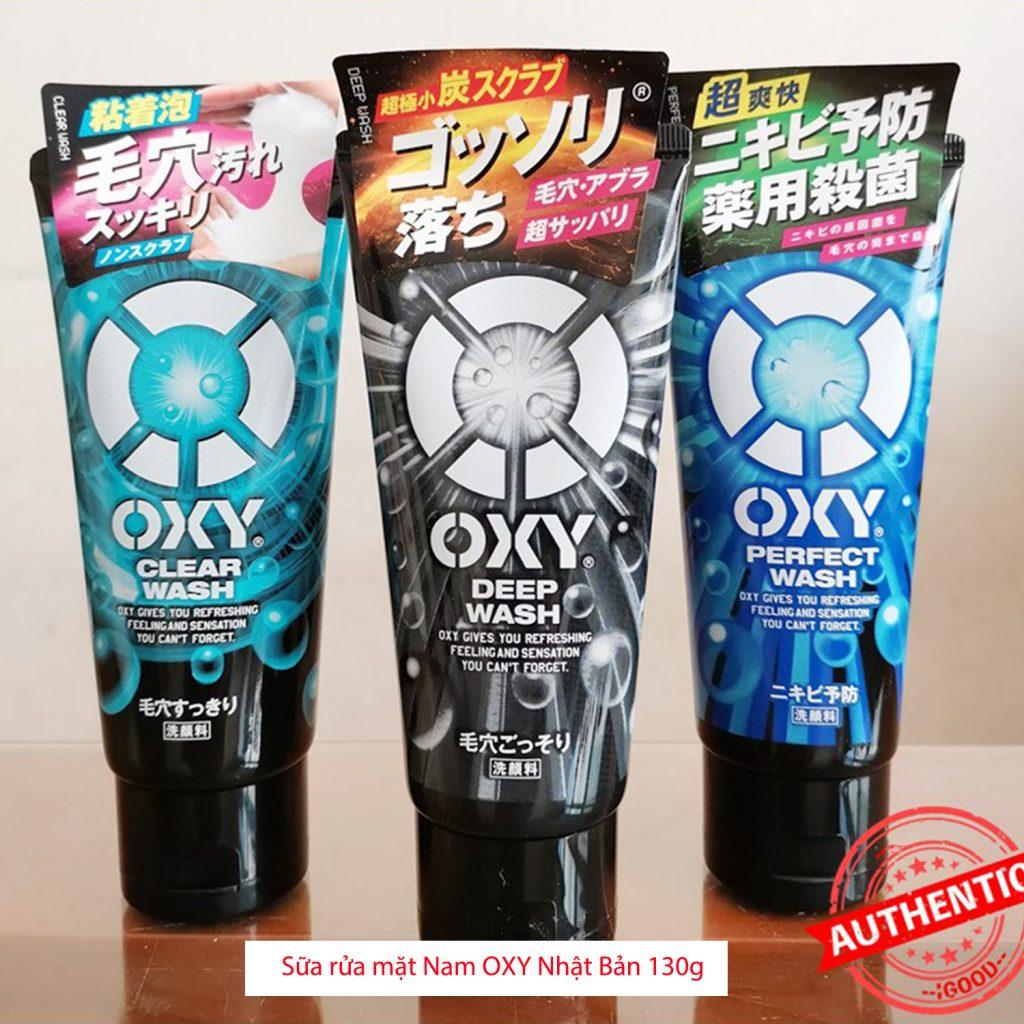 Sữa Rửa Mặt Nam OXY Nhật Bản 130g
