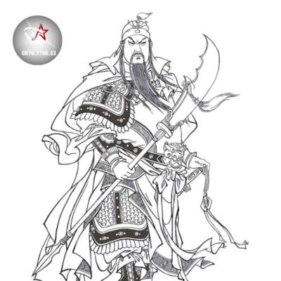 Hình Xăm Quan Công Khai Nhãn, Bạn Có Dám Xăm? - ROWENA TATTOO