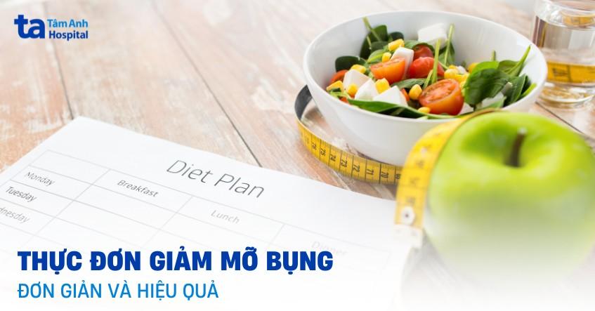 Thực đơn giảm mỡ bụng 7 ngày đơn giản, nhanh và hiệu quả tại nhà
