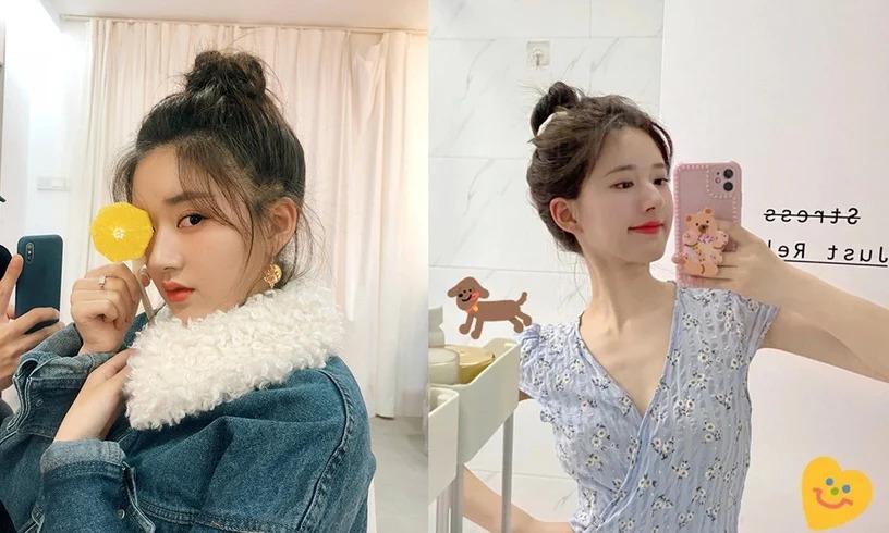 Nàng mặt tròn học ngay Triệu Lộ Tư 5 kiểu buộc tóc cực xinh-1