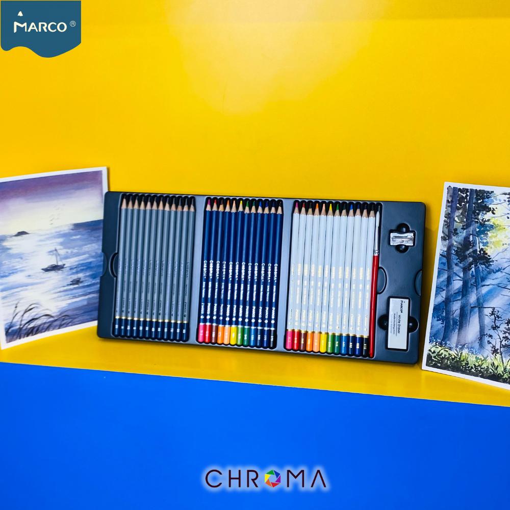 Hộp Chì Màu 39 Dụng Cụ Vẽ Thiết Yếu Cho Người Đam Mê Nghệ Thuật
