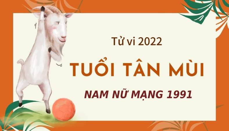 Tử vi tuổi Tân Mùi 1991 năm 2022