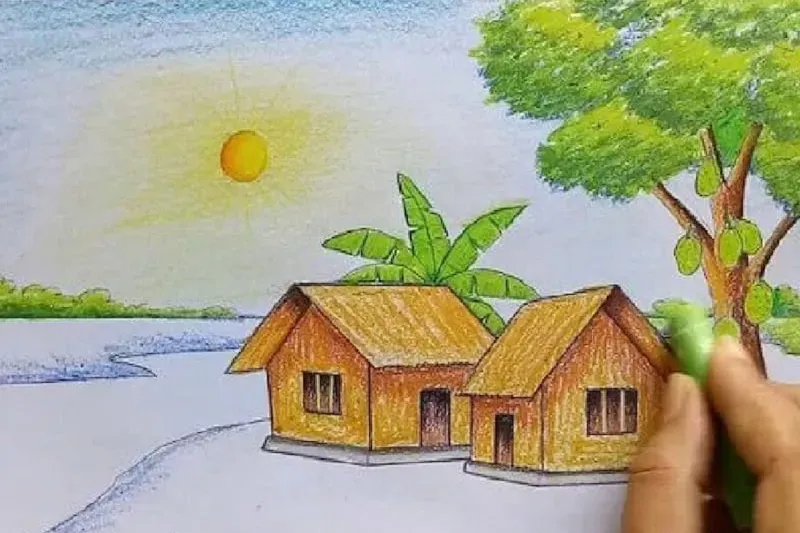 Khám phá cách vẽ đồng lúa chín vàng đơn giản tại nhà Bài Mới