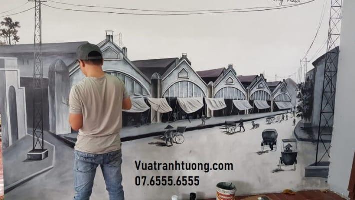 Top 1 Vẽ Tranh Tường Đen Trắng