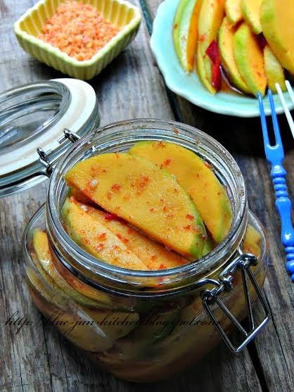 Xoài ngâm chua ngọt và xoài ngâm mắm đường – Dư vị yêu thương