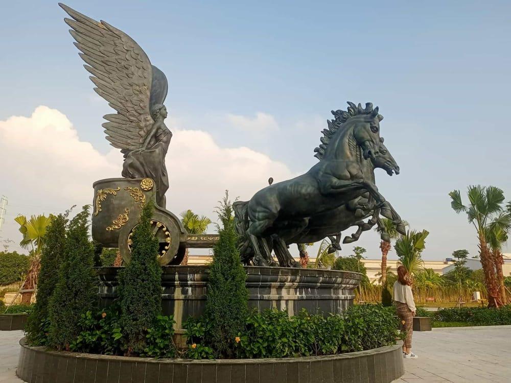 Tượng ngựa đẹp cho khu đô thị