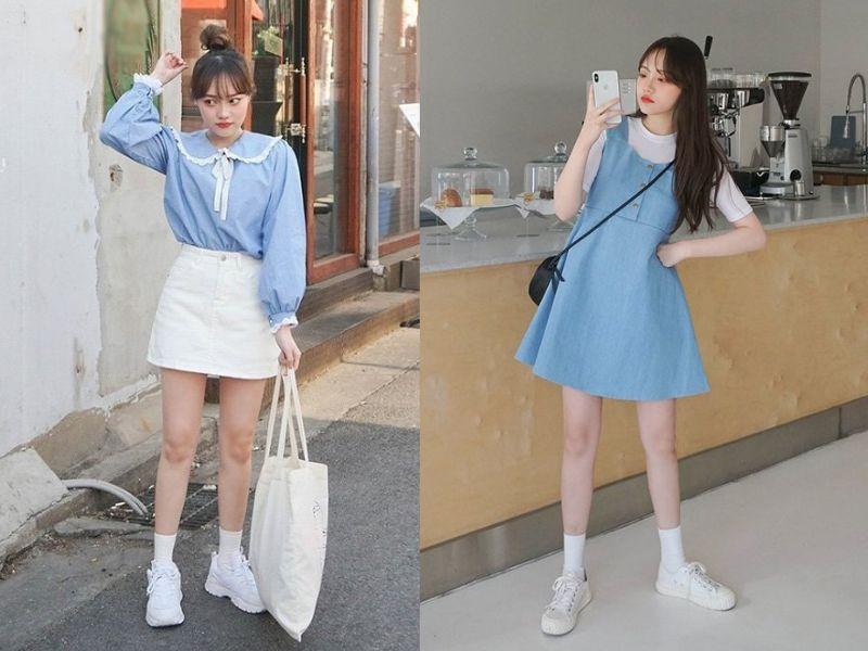 Màu xanh dương phối với màu gì? 23+ outfit chuẩn thời trang