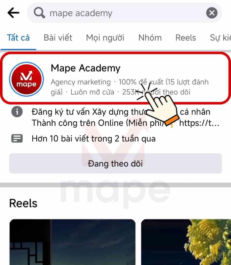 Cách sao chép link fanpage facebook