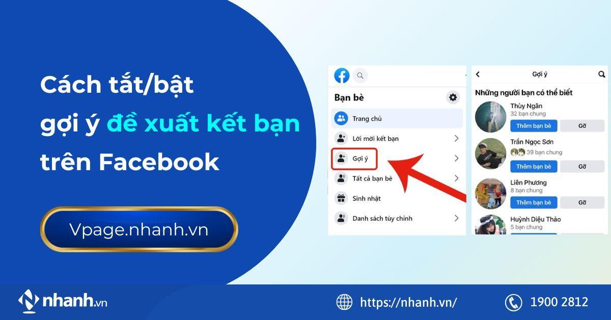 Cách tắt/bật gợi ý đề xuất kết bạn trên Facebook
