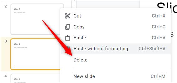 Cách xóa trang slide trong Google Slides - Ảnh minh hoạ 2