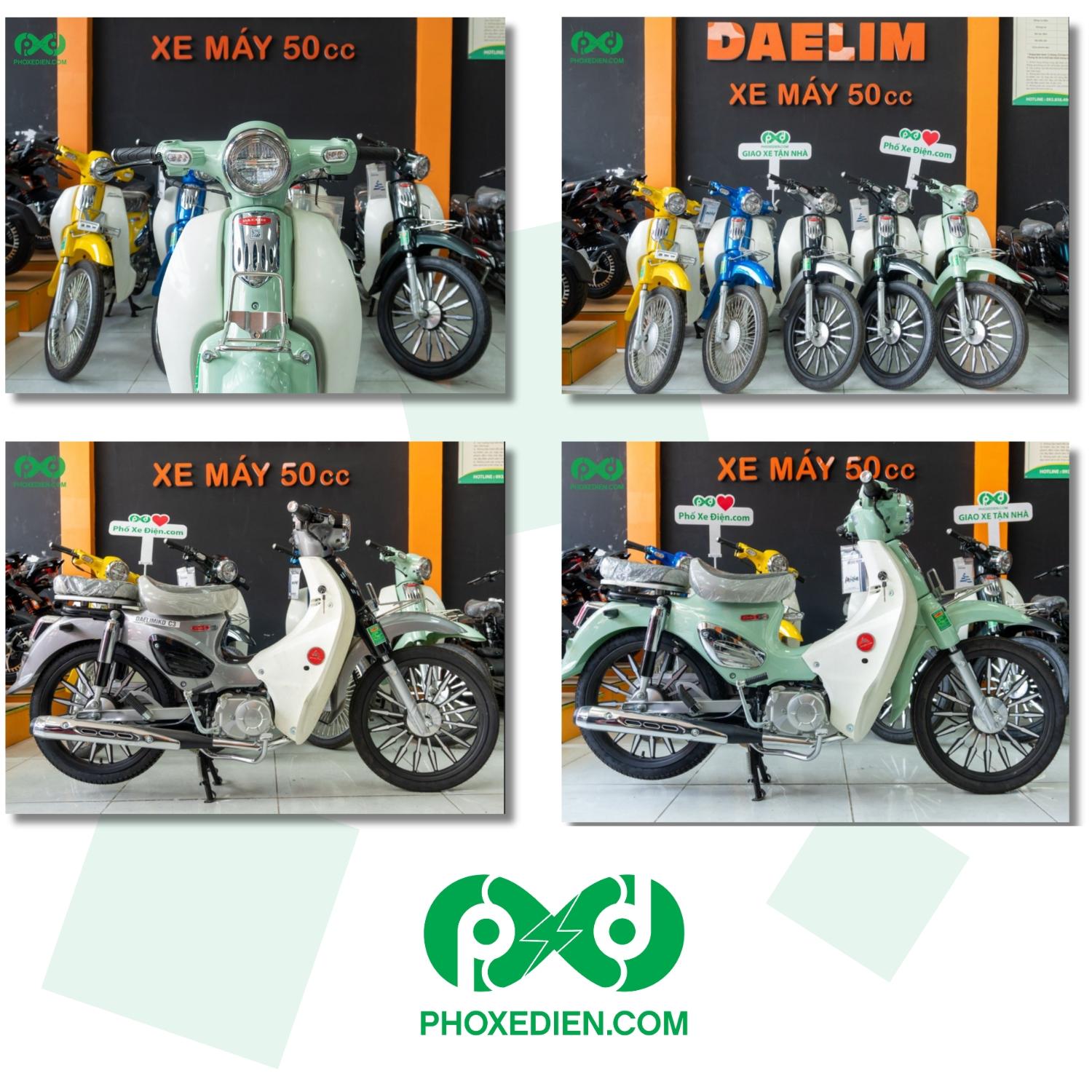 hình xe cub nhiều màu sắc