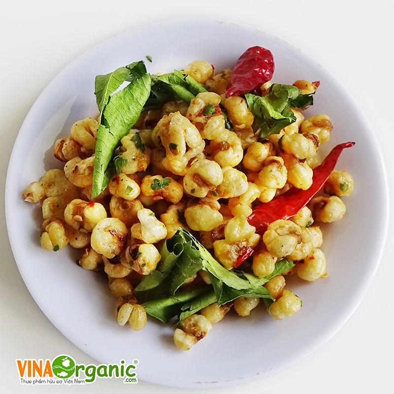 Ngô cay mặn ngọt lá chanh – Sản phẩm công nghệ mới từ VinaOrganic